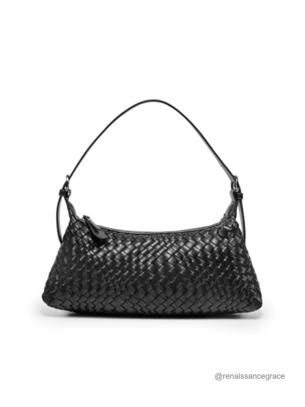 Woven Crossbody Bag Small Handwoven Faux Leather Purse